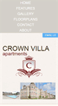 Mobile Screenshot of crownvillaapartments.com